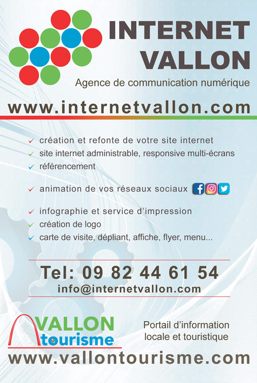 Internet Vallon, création de site internet