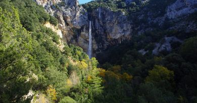 Cascade de Pissevieille en Ardèche
