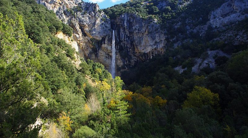 Cascade de Pissevieille en Ardèche