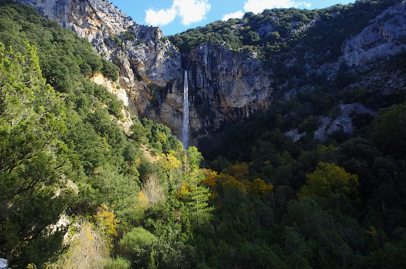 Cascade de Pissevieille en Ardèche