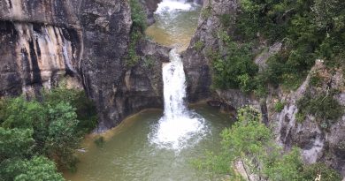 Gour de la Sompe, cascade de Lagorce