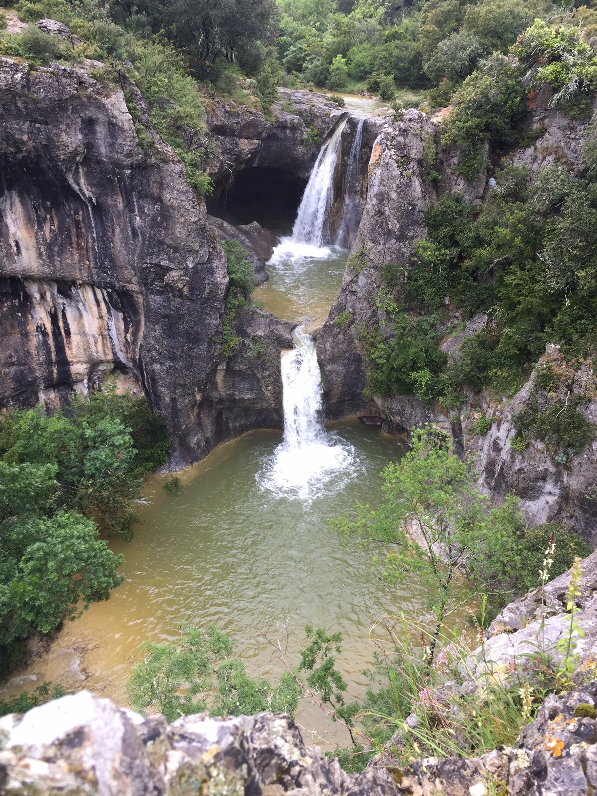 Gour de la Sompe, cascade de Lagorce