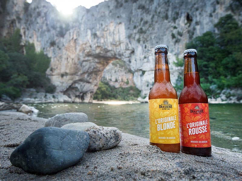 biere du pont d'arc , bière artisanale