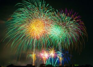 Les feux d'artifice en Ardèche