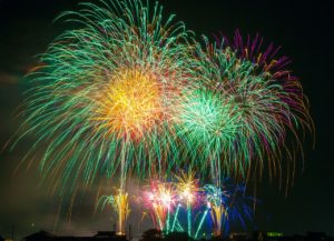 Les feux d'artifice en Ardèche