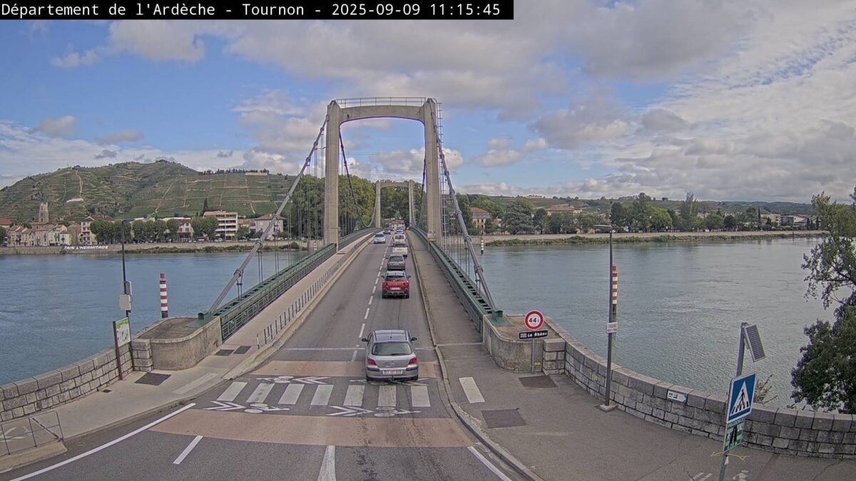webcam Tournon sur Rhône et Tain l'Hermitage