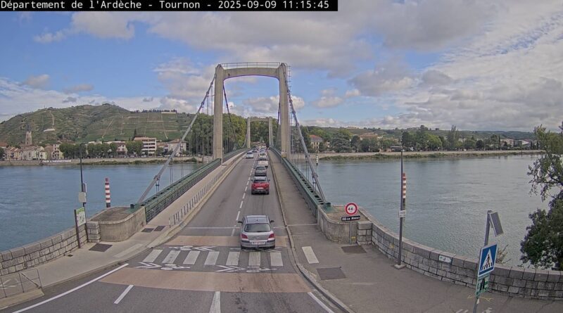 webcam Tournon sur Rhône et Tain l'Hermitage
